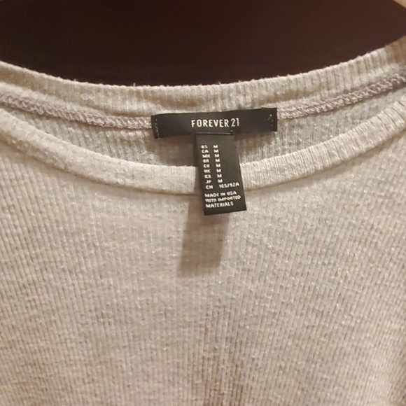 Forever 21 Gray Shirt - Picture 2 of 2